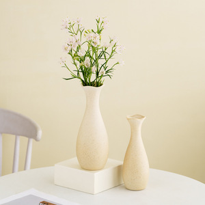 Vase en céramique, vases à fleurs pour la décoration, vases décoratifs modernes de style bohème et farmhouse pour l'herbe de la pampa et les fleurs séchées, finition vieillie - Product Image 2