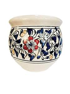 Maceta de cerámica hecha a mano para plantas de interior y exterior. Maceta de cerámica premium con elegante diseño artesanal para decoración del hogar. - Product Image 6