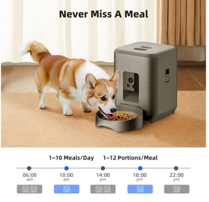 Distributeur de nourriture intelligent pour animaux de compagnie en plastique moderne ODM avec caméra HD, contrôle par application mobile, programmation d'alimentation automatique, interphone vocal, rechargeable et robuste - Product Image 3