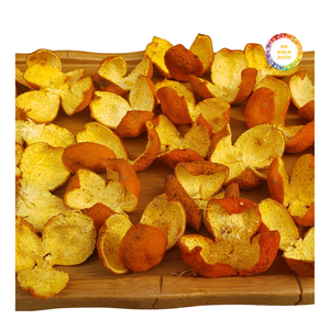 Chips de Naranja Orgánicos Dorados, Bocadillo Crujiente, Rodajas Dulces Naturales, Paquete de Regalo - Product Image 5