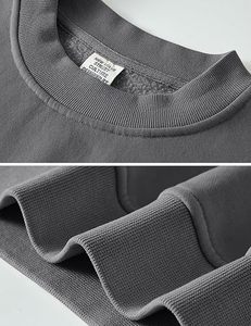 Sweat à capuche unisexe personnalisé en molleton 100 % coton, vente en gros, OEM, tendance, pour l'hiver, streetwear, écologique, séchage rapide, respirant - Product Image 5