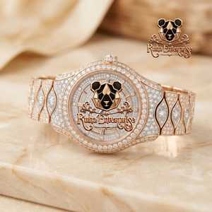 Montre entièrement sertie de moissanite, mouvement automatique, montre de luxe hip-hop pour unisexe - Product Image 2