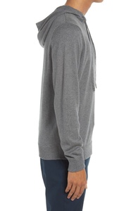 High Quality Custom Cotton Velour Half Zip Hoodie for Men Heavyweight Oversized with Logo and Digital Printing for Winter - Product Image 3