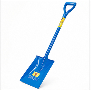 Pala cuadrada profesional de acero SUN con mango en D, herramienta de excavación para granjas, jardines, caminos y proyectos de construcción - Product Image 2