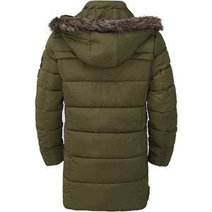 Parka à capuche pour homme au toucher doux - Style streetwear d'hiver, design confortable et moderne, veste d'hiver - Product Image 2