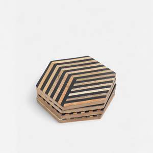 Sous-verre en résine écologique de haute qualité, épaisseur 3 mm, taille et couleur personnalisables, design moderne - Product Image 3
