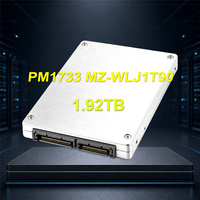 PM1733 MZ-WLJ1T90 Hard Drive SSD U.2 2.5In 1.92TB SSD PCIe 4.0 NVMe 6GB/s Aksesori Komputer Enterprise Pusat Data Server