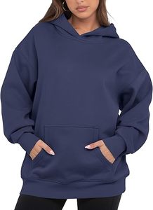 Sweat à capuche oversize pour femme, vierge, personnalisable par impression et broderie, en molleton de coton épais, fournisseur - Product Image 3