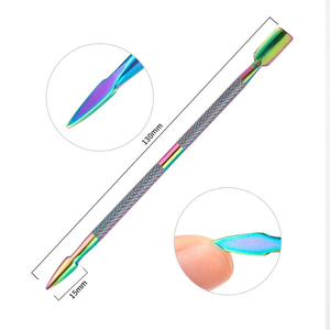 Empujador de Cutículas de Acero Inoxidable de Doble Punta Premium de 130 mm para Manicura y Cuidado de Cutículas a un Precio Razonable - Product Image 3