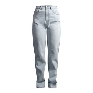 Pantalones Vaqueros de Mujer de Cintura Alta y Pierna Recta, Lavado Claro, Ropa de Verano de Marca Bangladesh, por Fabricantes - Product Image 1