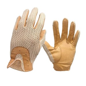 Guantes de Equitación, Diseño de Cuero Duradero y Cómodo, Agarre Antideslizante, Cierre Ajustable con Gancho y Bucle - Product Image 4