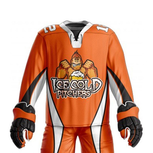 Meilleur fabricant et fournisseur d'uniformes de hockey sur glace en polyester avec logo personnalisé, style OEM avec impression du nom de l'équipe, vente en ligne, service OEM - Product Image 6