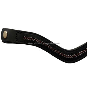 Banda de cejas de caballo de cuero de grano de alta calidad para brida, Productos Ecuestres para montar a caballo, banda de cejas de cuero hecha a mano - Product Image 1