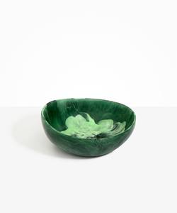 Bol à salade jetable en résine classique de haute qualité, poli à la main, écologique, compatible lave-vaisselle, léger, pour fêtes et mariages - Product Image 2