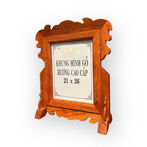 The picture <b>frame</b> is made of fragrant wood, with a simple design and dimensions of 21x26 cm. - Product Image 4