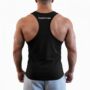 Men's Athletic singlet Workout Gear Bodybuilding Vest Breathable Knitted Formal Tank Vest Cotton Tank top for boys - Product Image 3