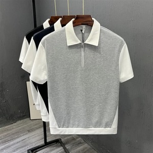 Vintage Washed Full Sleeve Polo Shirt Men Long Sleeve Cotton Polo Shirt Custom Logo Streetwear Polo - Product Image 1