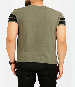 เสื้อยืดผู้ชายไซส์ใหญ่ ผ้าฝ้ายแท้ 100% แบบเรียบ พิมพ์ลายกราฟิกได้ พร้อมโลโก้สั่งทำพิเศษ - Product Image 3
