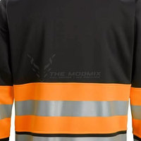 Chaqueta de Seguridad Industrial de Alta Visibilidad, Transpirable, de Poliéster, Cómoda, de Manga Larga, para Uso Profesional Diario