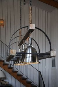 Industrial <b>Black</b> Metal Pendant <b>Light</b> <b>Ceiling</b> Mount Round Shade Indoor Living Room Decor Durable Design - Product Image 2