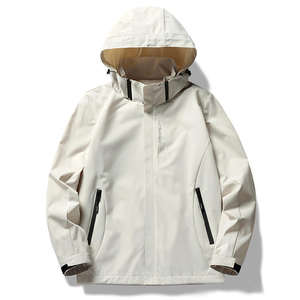 Ventes chaudes, veste à capuche imperméable et coupe-vent personnalisée pour l'extérieur, vêtements de sport pour la randonnée, vêtements de montagne respirants, veste de camping pour hommes - Product Image 1