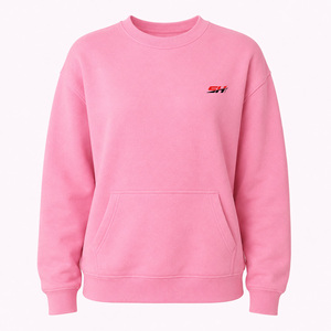 Sweat-shirt pour femme de qualité supérieure, élégant, décontracté, streetwear, à épaules tombantes, respirant, écologique, fabricant de sweats à capuche - Product Image 1
