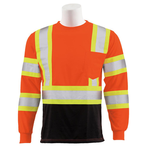 Camiseta de Trabajo Personalizada de Manga Corta OEM de Secado Rápido, Ropa de Seguridad Vial de Alta Visibilidad, Camiseta Reflectante para Construcción y Seguridad - Product Image 1