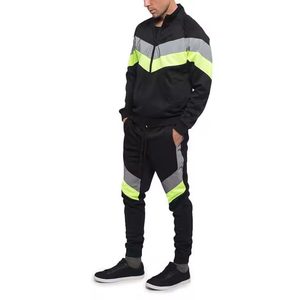 Nouvel ensemble de survêtement streetwear 2 pièces coupe-vent à capuche personnalisé, respirant et léger 100 % polyester pour l'automne - Product Image 2