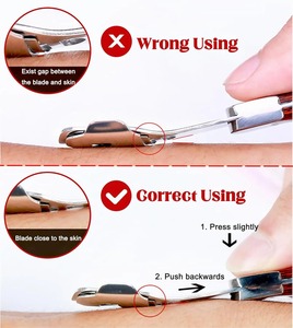 ชุดตะไบขัดส้นเท้าสแตนเลส 1 ชิ้น พร้อมใบมีด 10 ชิ้น และด้ามไม้ - Product Image 4