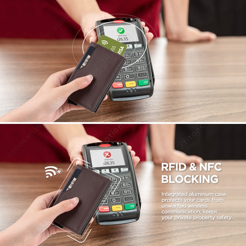 metal wallet rfid