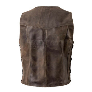 Chaleco de Cuero de Invierno Elegante para Tallas Grandes, con Cierre de Botones y Costuras Resistentes para Actividades al Aire Libre Diarias - Product Image 2