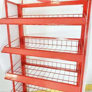 Étagères métalliques personnalisées pour présentoir alimentaire de comptoir, faciles à assembler, pour biscuits et chocolats en sachet - Product Image 2