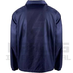 เสื้อโค้ชผู้ชายแบบเรียบ  รับสกรีนโลโก้  มีไซส์ใหญ่  เสื้อโค้ชผู้ชายสีดำล้วน  เสื้อโค้ชกันลม - Product Image 3