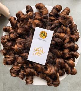 Extensiones de Cabello Humano Remy Vietnamita al por Mayor de 28 Pulgadas, Textura Ondulada Profunda y Voluminosa, Trama Única para Tejido de Cabello, Sin Químicos - Product Image 4