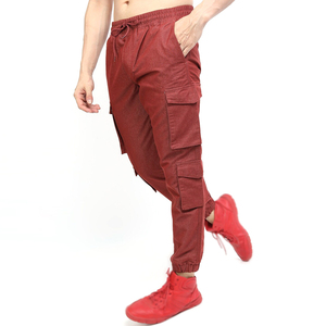 Pantalon Cargo Hiver 2026 Multiples Poches Homme Hip Hop Sport Décontracté Jogger Survêtement Personnalisable OEM - Product Image 3