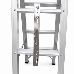 Système de ligne de vie verticale HM SS-785 en acier inoxydable 304, point d'ancrage d'échelle, goupilles en U, diamètre 5/16, base 248x50mm, argent, hauteur 90mm - Product Image 4