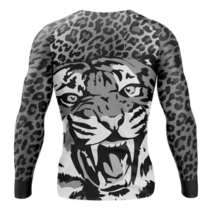 Chemise de compression pour homme à col montant, séchage rapide, en Spandex/Polyester, anti-bactérienne, manches longues, Rashguard – Fournisseur B2B pour usines - Product Image 6