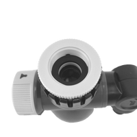 Connecteurs de tuyau en plastique ABS à commande indépendante pivotants à 180°, anti-plis, robinet de jardin extérieur 3 fonctions, raccord rapide BS