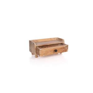 NIA Premium Petite pièce de rangement en bois fabriqué à 1 tiroir Forme carrée fonctionnelle pour toute commande de pièce emballée dans une boîte - Product Image 2