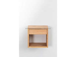 Mueble de Almacenamiento Moderno de Madera Maciza con 2 Cajones, Aparador Decorativo Hecho a Mano de Madera de Mango de Rajasthan para Apartamento, Almacén o Sala de Estar - Product Image 4