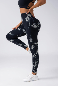 New Designing Breathable Eco-Friendly Vintage Style Yoga <b>Leggings</b> Mid Waist <b>Knee</b>-<b>Length</b> Plus Size Women's Sportswear - Product Image 3
