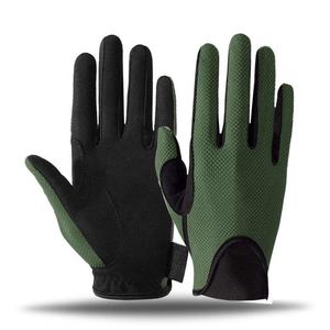 Custom All-Season Lightweight Non-Slip Equestrian <b>Gloves</b> Men Women Youth Outdoor Anti-slip Palm Horse Riding <b>Glove</b> - Product Image 2