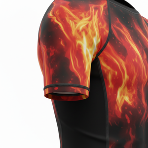 Custom rash guard <b>shirt</b> for men women MMA BJJ jiu jitsu no gi training sublimated compression top durable wholesale swimwear - Product Image 5