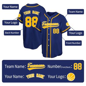 Latest Design Men Baseball Jersey in <b>Cheap</b> Price Solid Color Custom Size Solid Color Baseball Jersey Shirt Uniforms - Product Image 2