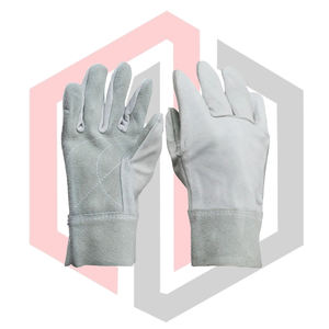 Gants de protection en cuir pour le travail, résistants aux coupures, anti-chaleur, antistatiques, usage général, avec manchette réglable - Product Image 1