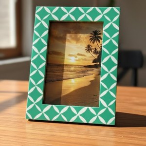Custom Color and Size Resin Inlay <b>Picture</b> <b>Frame</b> with Decorative Artwork Pattern for Home and Office Tabletop Display Wholesale - Product Image 5