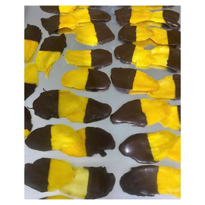 Mango Seco Cubierto de Chocolate, Bocadillo de Fruta Tropical Dulce, Rodajas de Mango Premium Cubiertas de Chocolate para Venta al por Mayor - Product Image 1