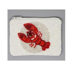 Monedero con cuentas de tigre con rayas amarillas y moradas, cierre de cremallera, hecho a mano, estilo de dibujos animados, tamaño mini unisex - Product Image 2