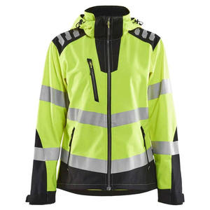 Chaqueta de Seguridad para Trabajo en Invierno con Franjas Reflectantes - Chaqueta de Hombre Impermeable con Cierre Personalizado, Estilo Sudadera de Algodón, con Luces LED - Product Image 1