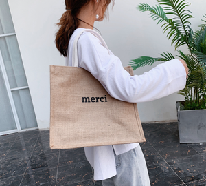 Bolsa de Playa de Yute Estampada con Diseños Personalizados, Diseños Únicos para la Colección de Playa de Verano a la Moda - Product Image 6